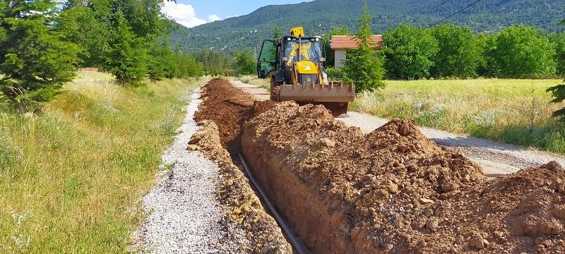 Cevizli’ye yeni şebeke hattı