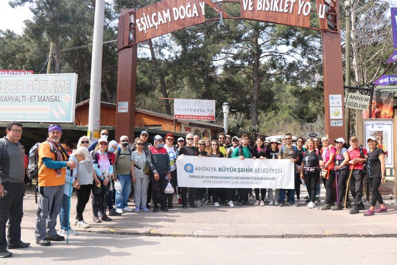    Yeşilçam yolunda doğa yürüyüşü düzenlendi   