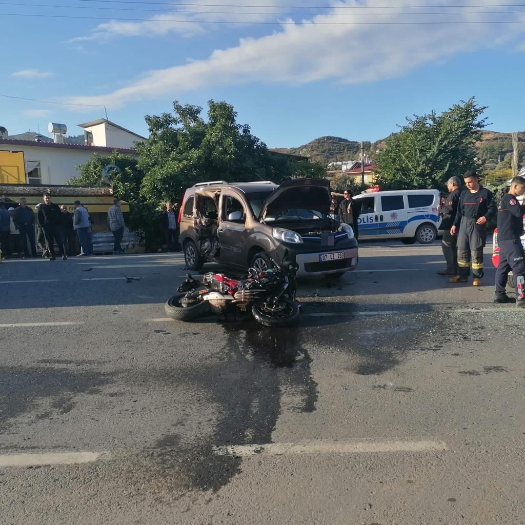 Motosiklet sürücüsü hayatını kaybetti