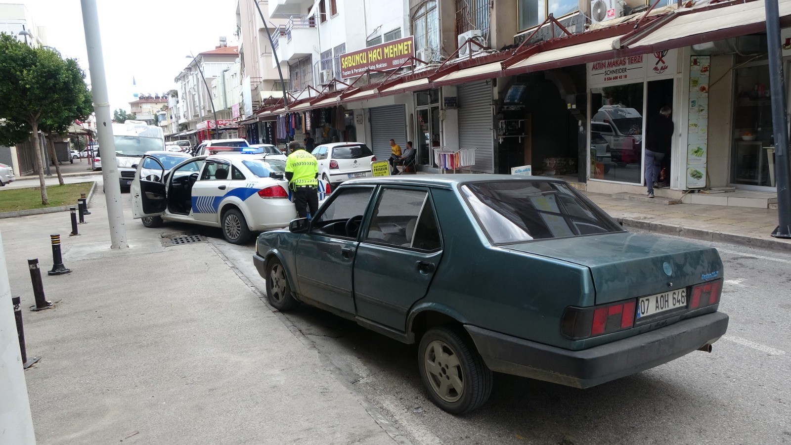 Ters yöne girince korku dolu anlar yaşandı