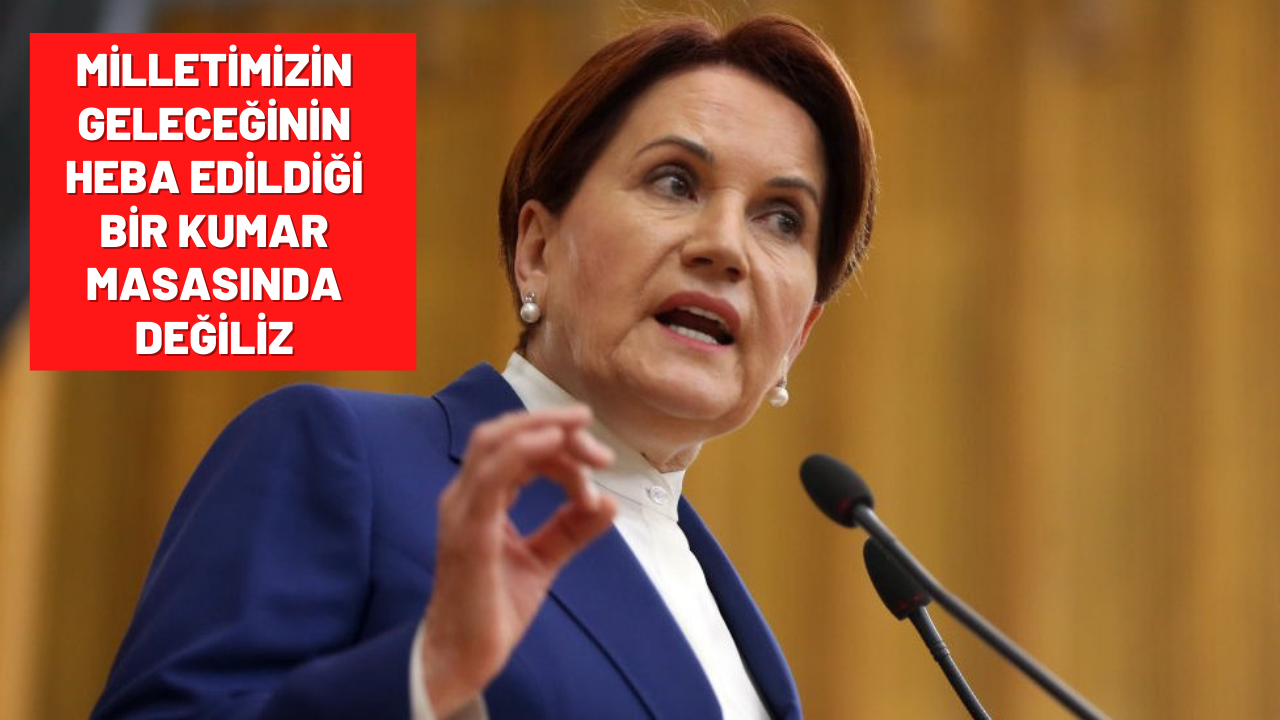 SON DAKİKA: MERAL AKŞENER'DEN ERDOĞAN’A REST