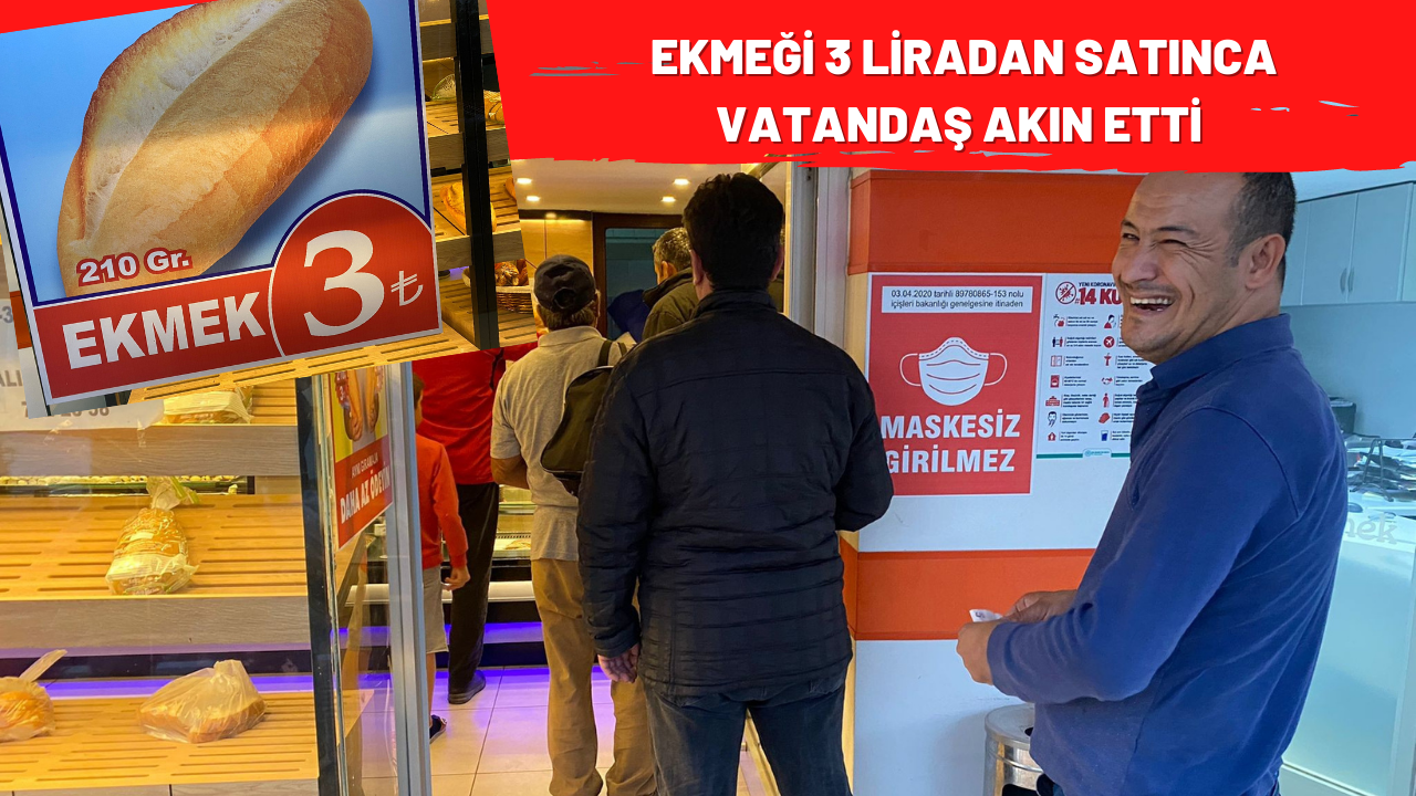 VATANDAŞ EKMEK KUYRUĞUNDA