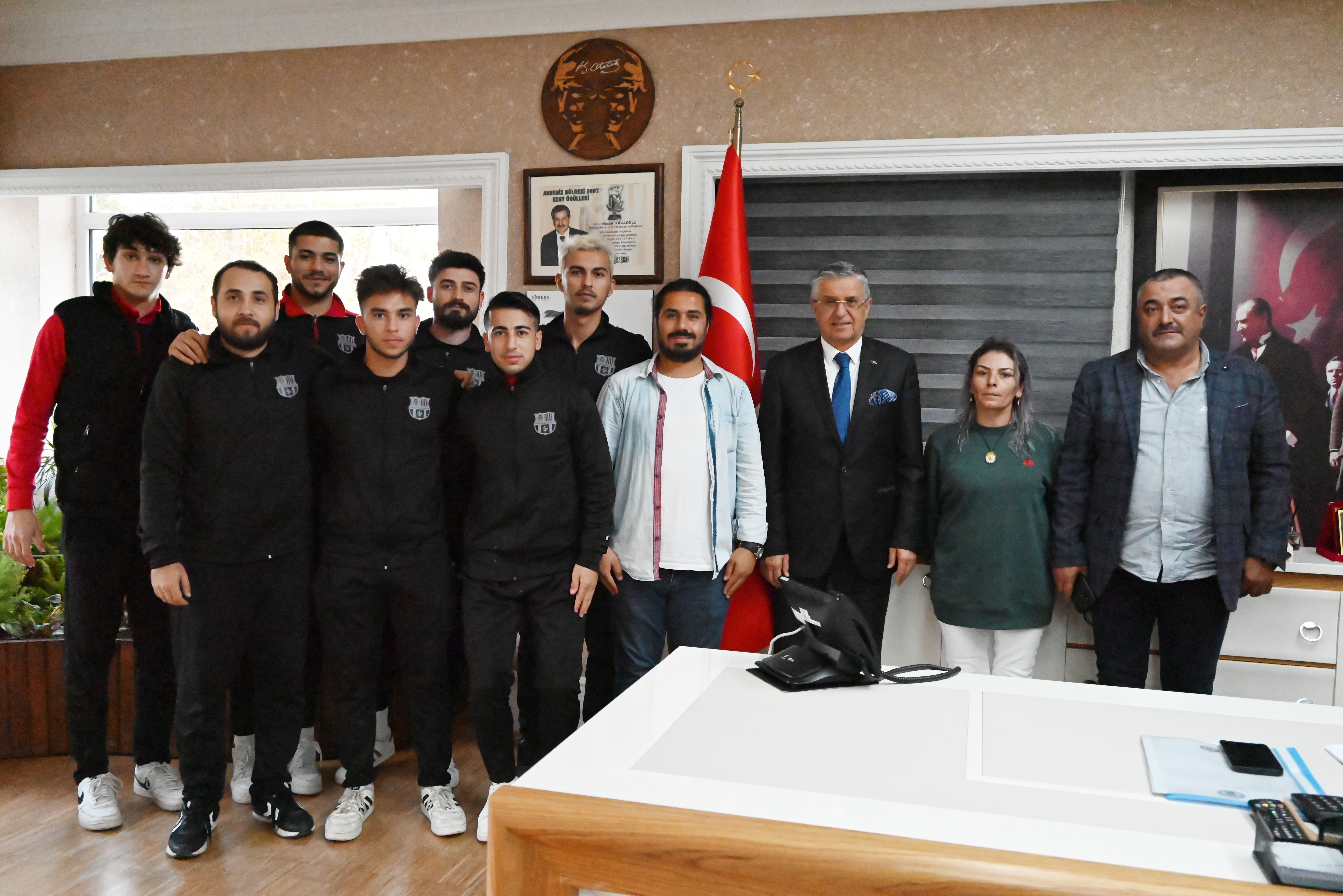 İDMAN YURDU SPOR KULÜBÜ’NDEN  TOPALOĞLU’NA ZİYARET