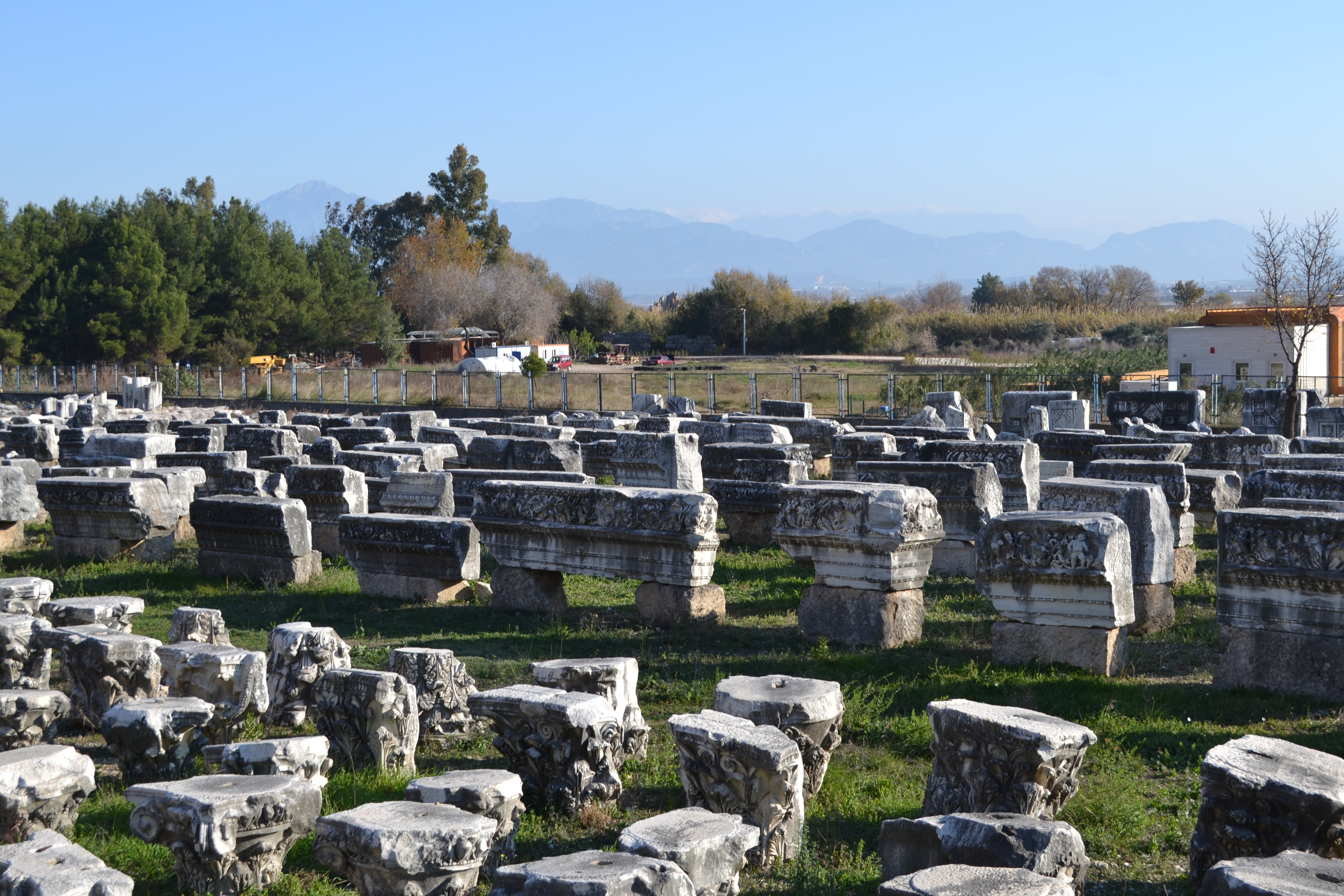 Perge Antik Kenti'ne rekor ziyaretçi