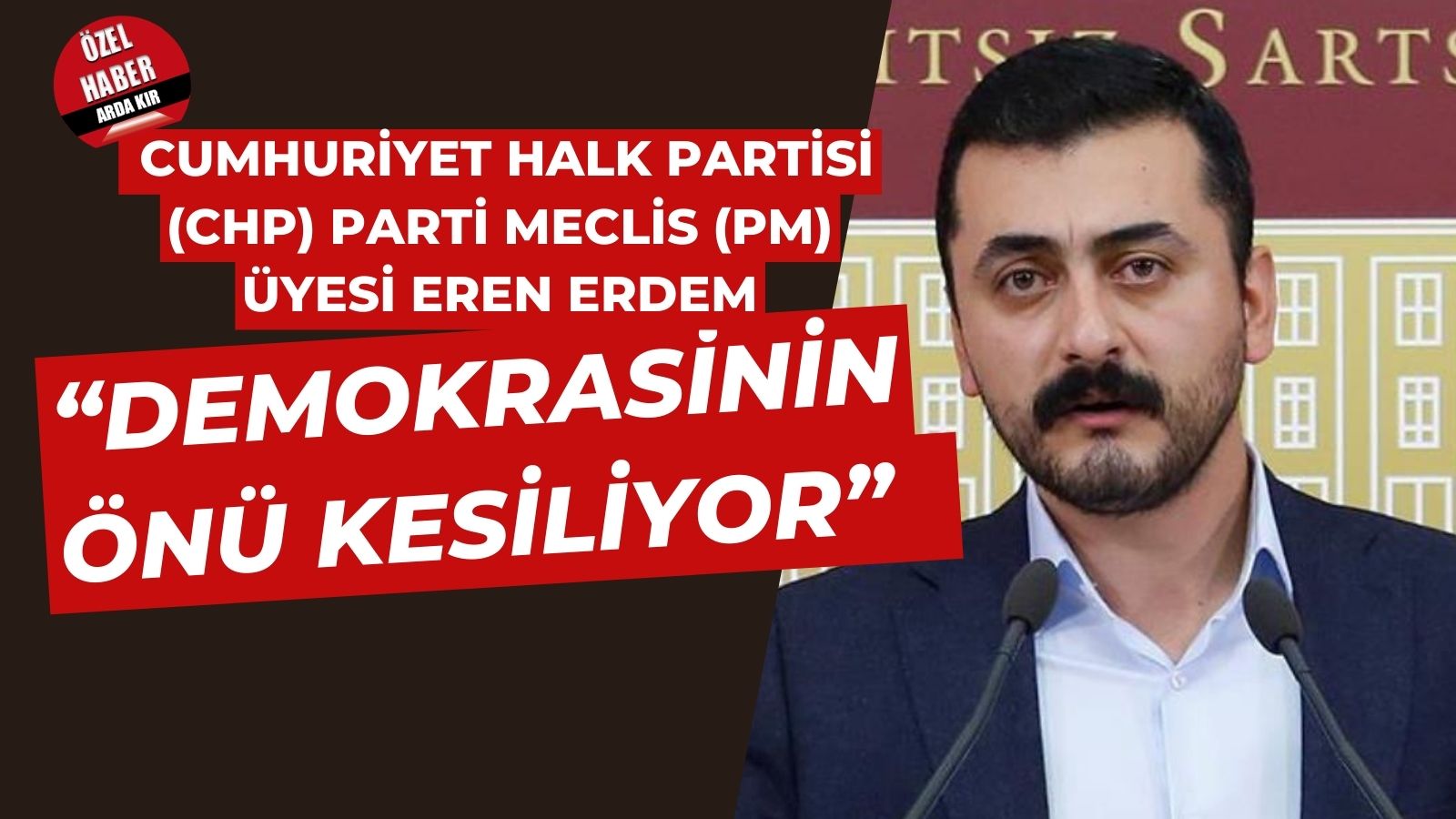 “Demokrasinin önü kesiliyor”                                         