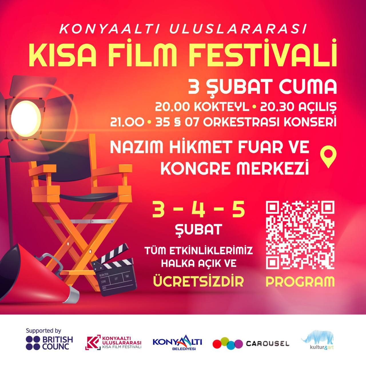 Kısa film festivali başlıyor