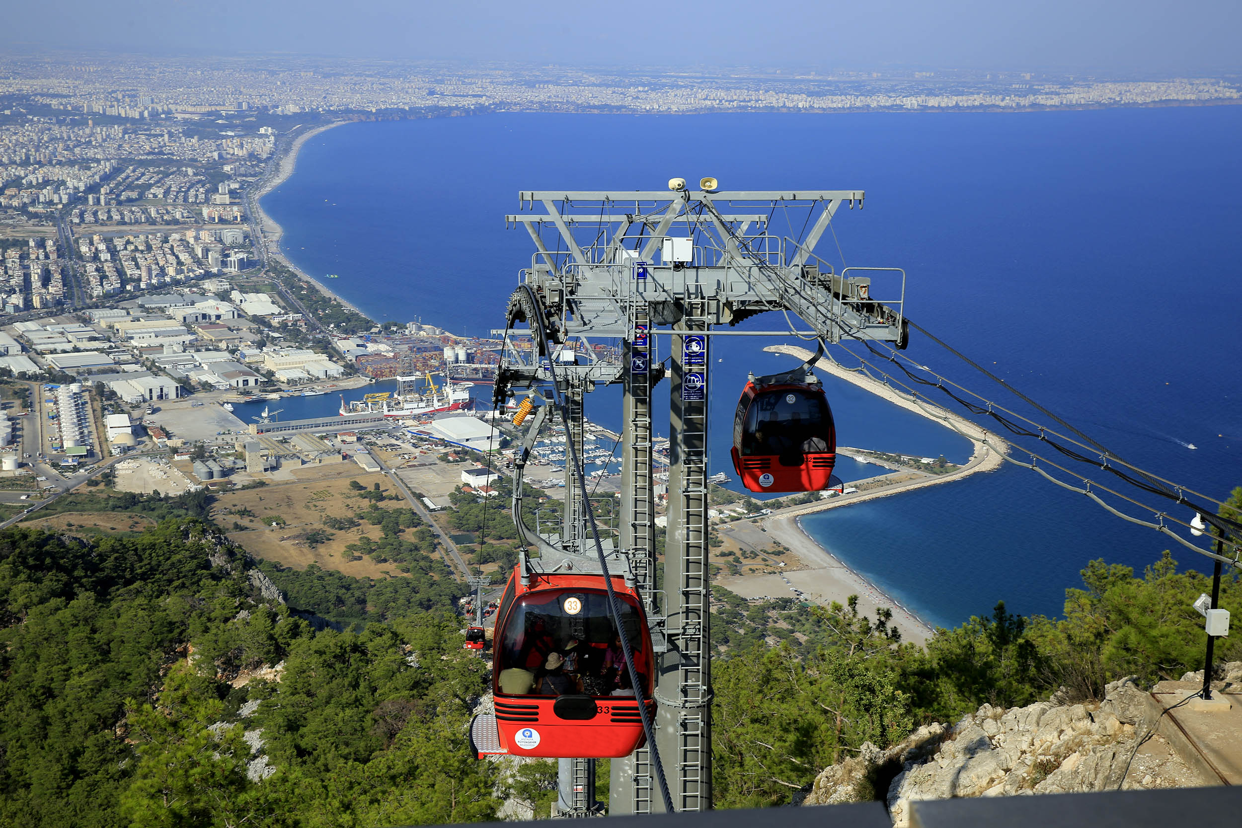 TÜNEKTEPE TELEFERİK YENİLENİYOR