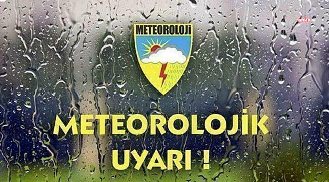 Meteoroloji yağış uyarısı verdi