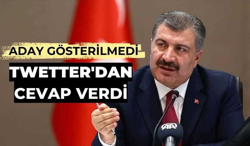 Aday gösterilmemişti. Koca'dan ilk açıklama geldi!