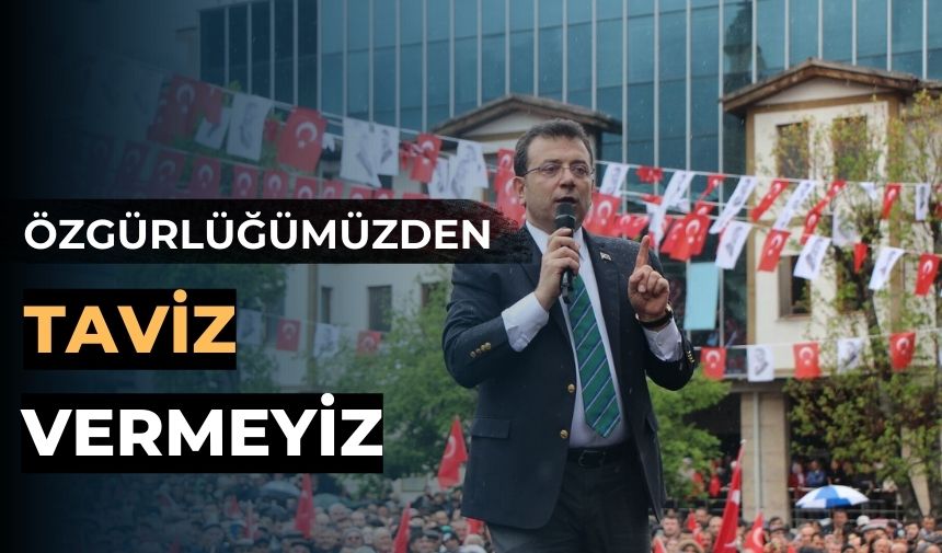 Ekrem İmamoğlu; "Oy verme rekoru yaşanacak"