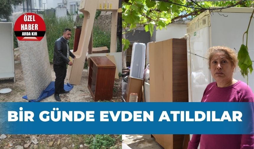 Aynı ev sahibi iki kiracısını da sokağa attı