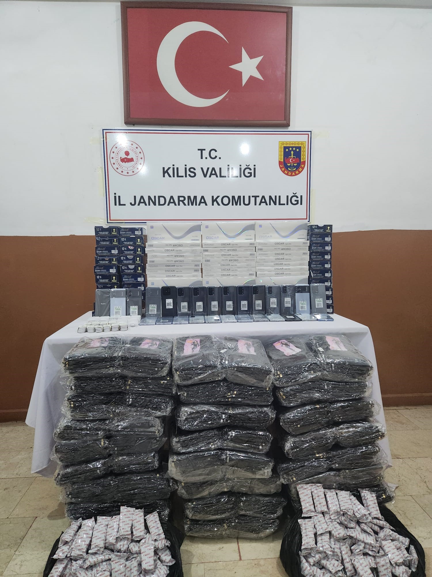 Kilis'te kaçakçılık operasyonu: 1 gözaltı