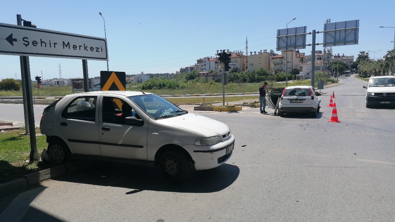 Manavgat'taki kaza ucuz atlatıldı