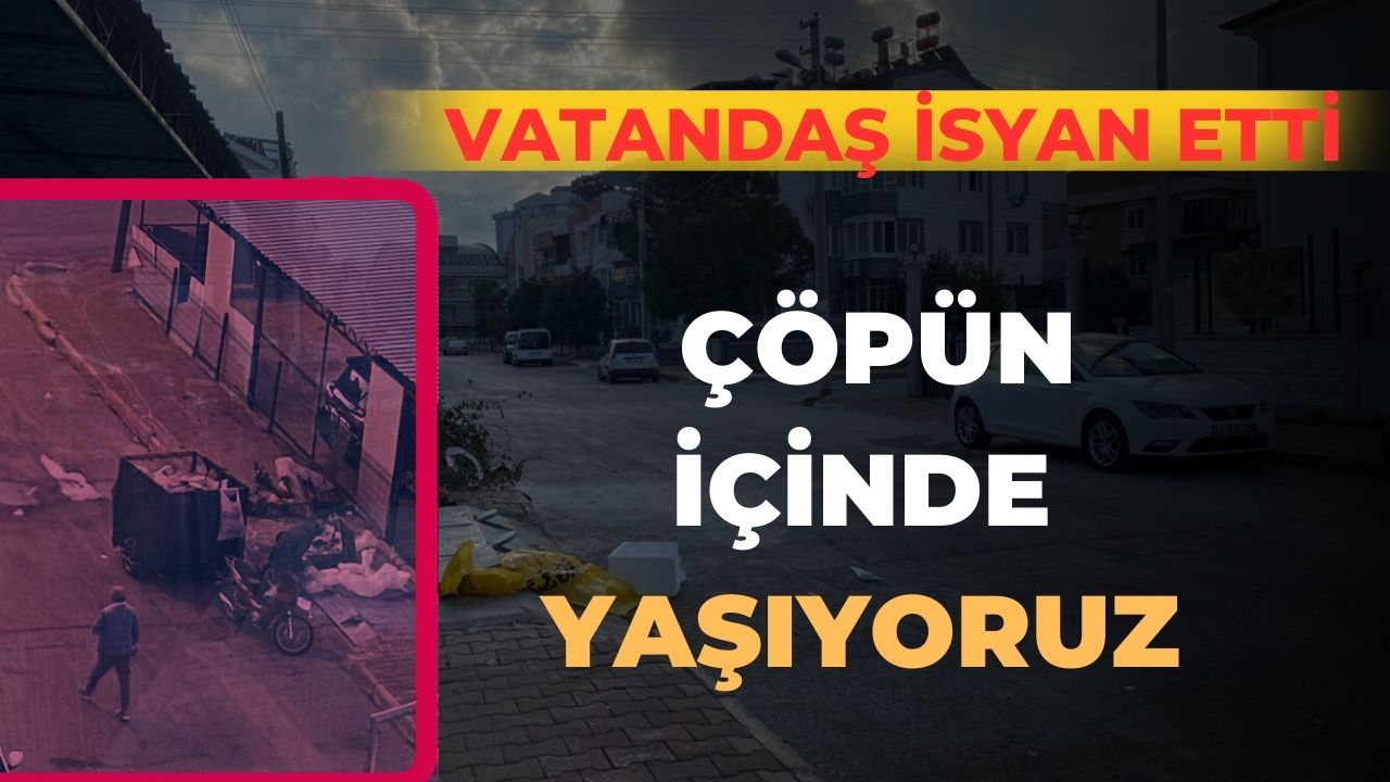 Çağlayan’da çöp isyanı