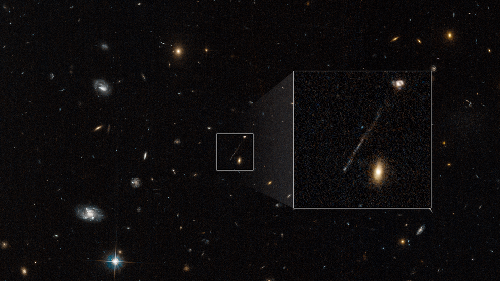 hubble_runawayblackhole_annotated_stsci-01gwq2jwx5gt80ydhdgp74m1ns