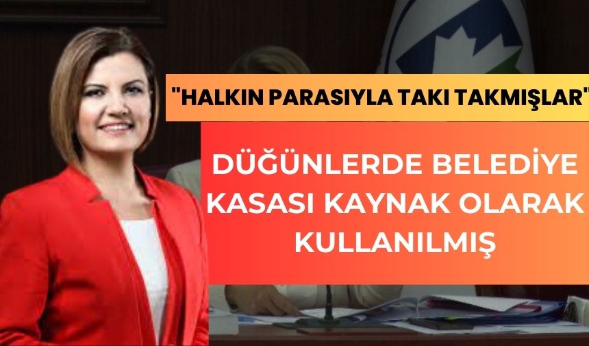 İzmit Belediye Başkanı kürsüden açıkladı: AKP'li Başkan halkın parasıyla düğünlerde takı taktı