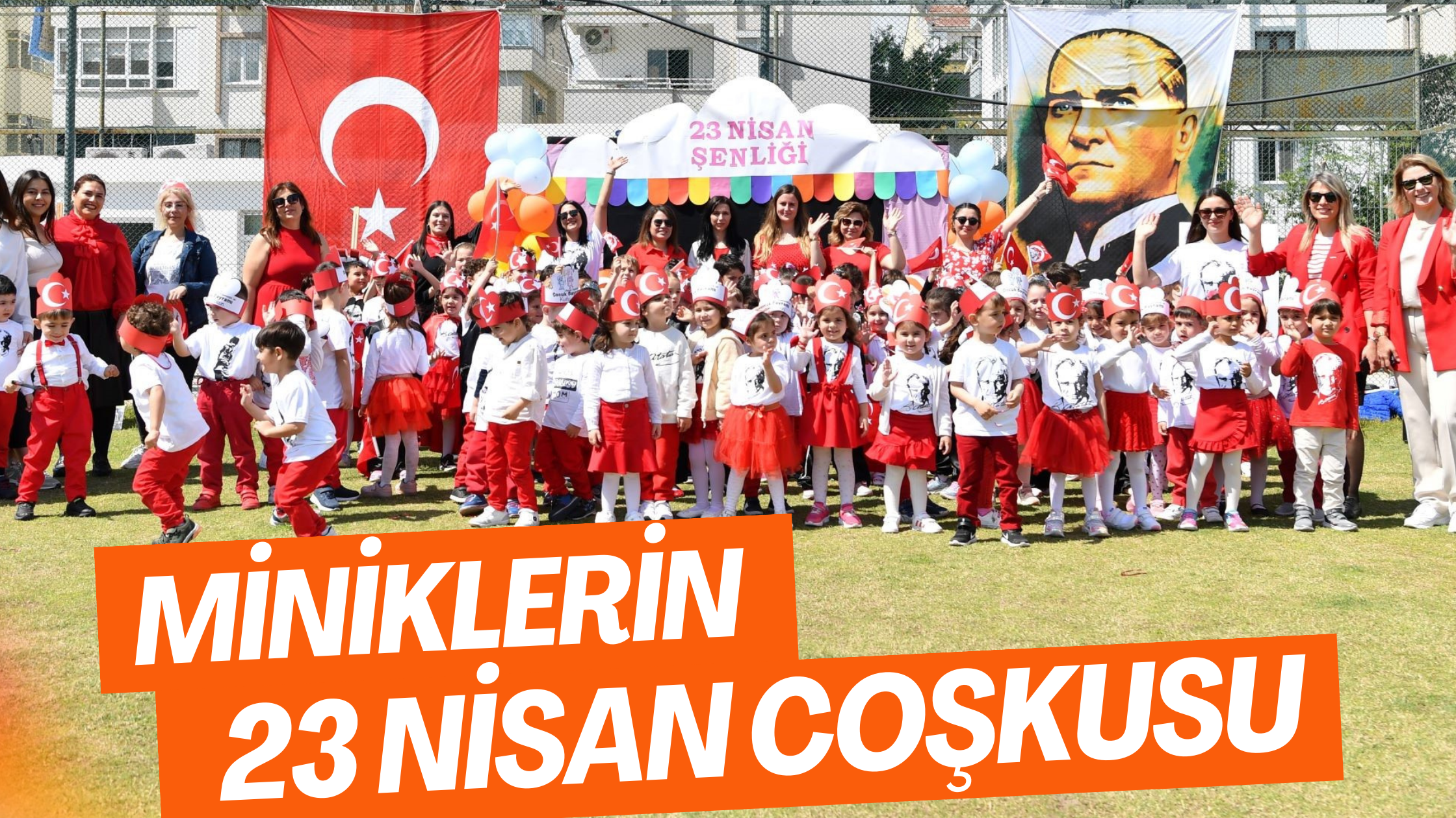 Miniklerin 23 Nisan coşkusu