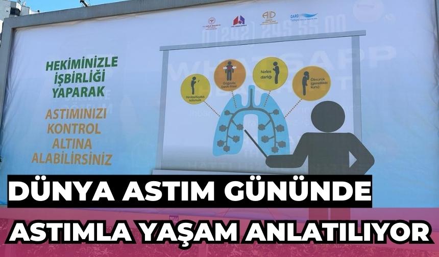 Astımla yaşam anlatılıyor