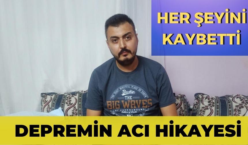 Depremde her şeyini kaybetti...Şimdi protez bacakla yaşama tutunmak istiyor