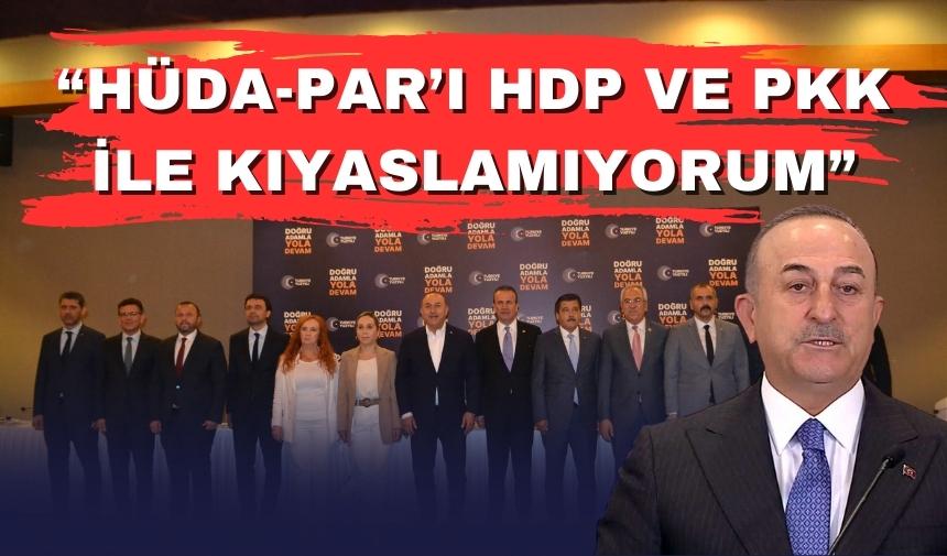 “HÜDA-PAR’ı HDP ve P*K ile kıyaslamıyorum”