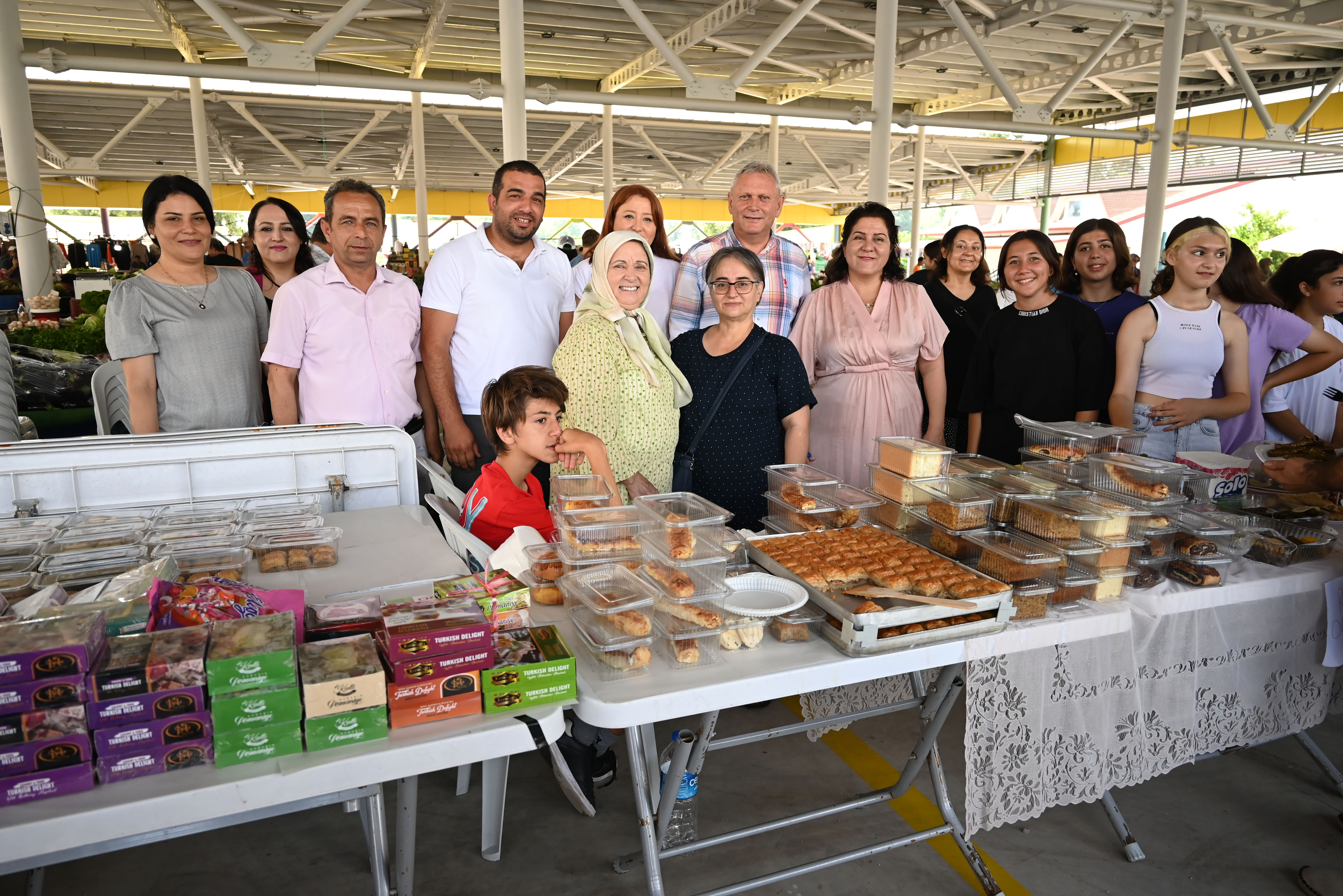 Çamyuva Kapalı Pazar yeri esnafı ziyareti