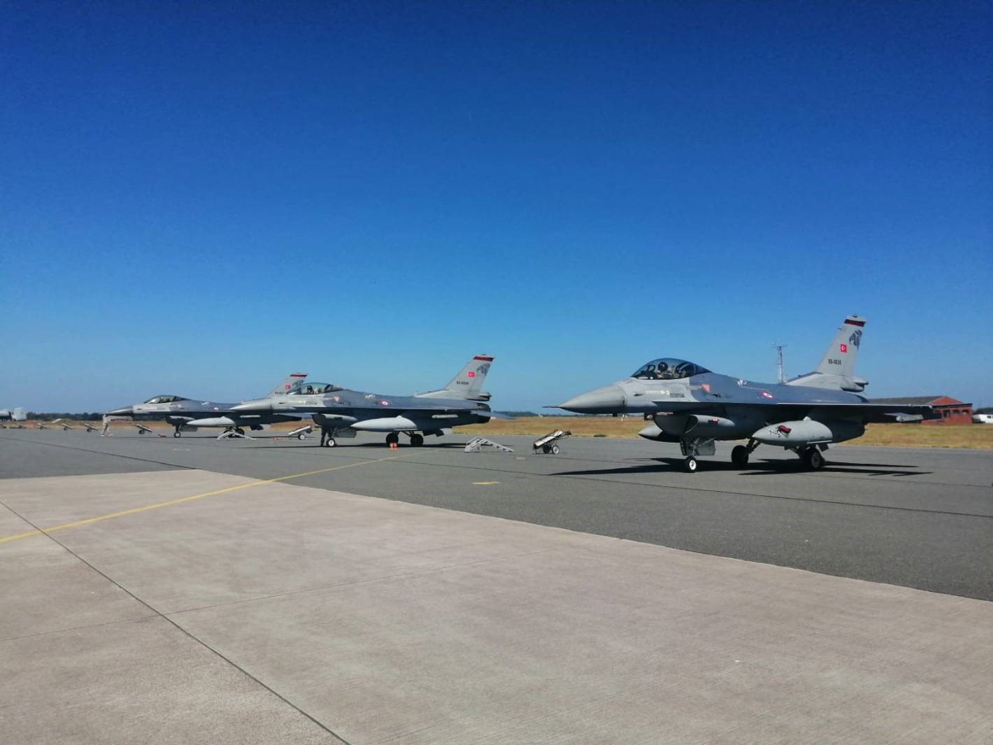 TÜRK F-16'LARI ALMANYA'DA