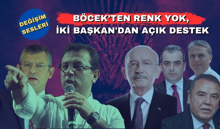 Böcek’ten renk yok, iki Başkan'dan açık destek