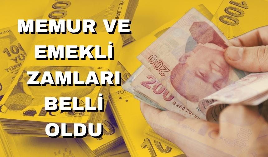 Enflasyon rakamları açıklandı, memur ve emekliliere gelen zam belli oldu