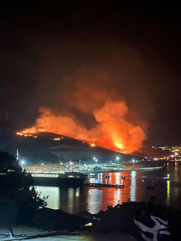 Çeşme'deki yangınla ilgili 1 şüpheli gözaltında   