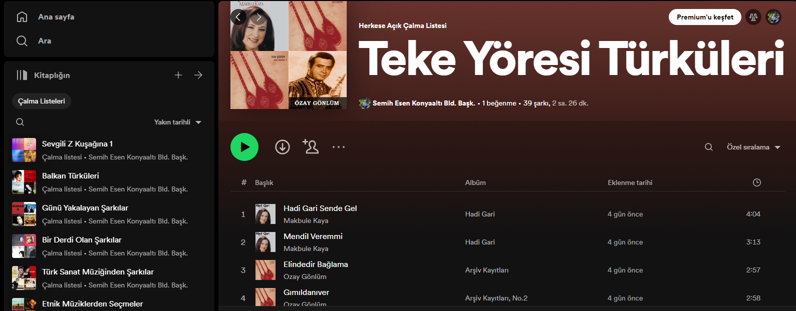 Başkan Esen Spotify'da (1)