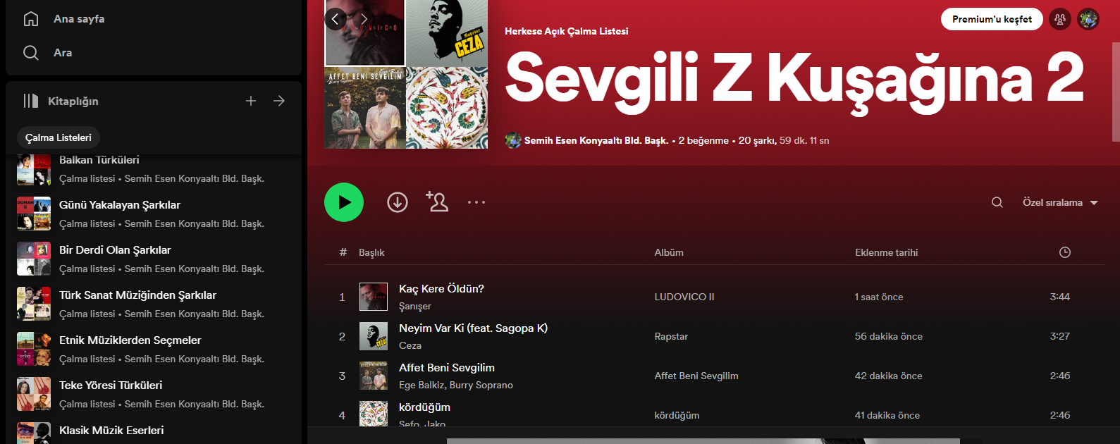 Başkan Esen Spotify'da (3)