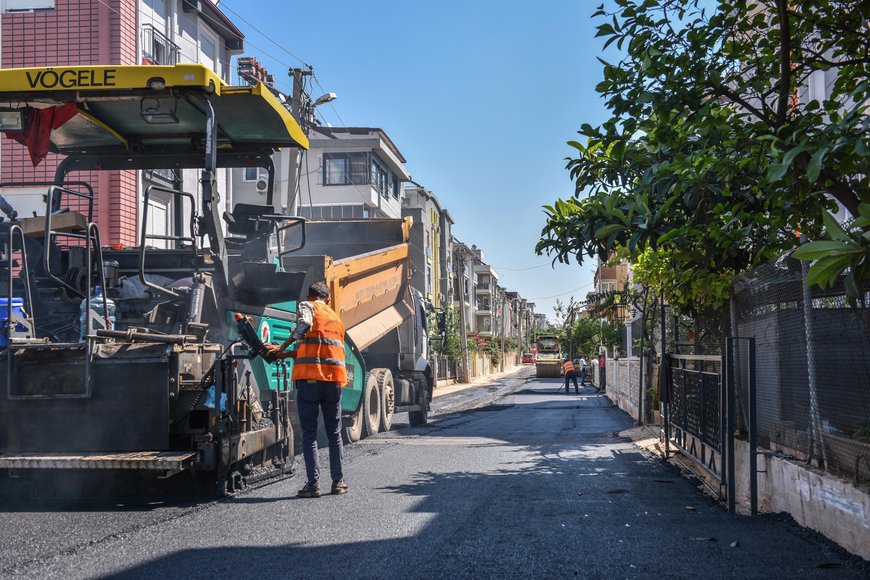 Kütükçü’nün yolları da şehirleşiyor 