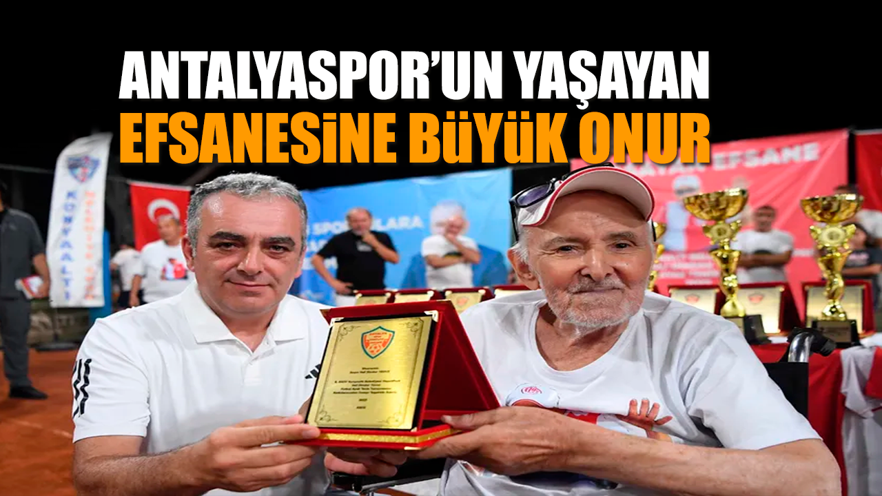 Antalyaspor’un yaşayan efsanesine büyük onur