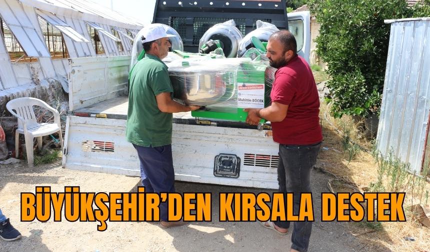 Büyükşehir’den kırsala destek