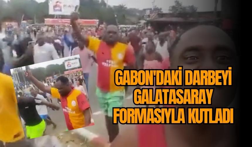 Gabon halkı darbeyi Galatasaray formasıyla kutladı