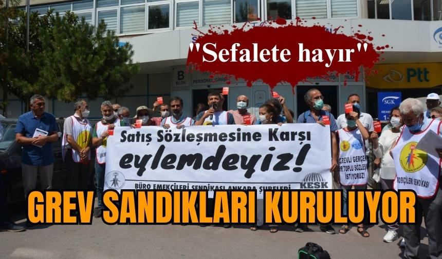 Grev sandıkları kuruluyor