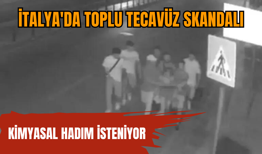 İTALYA'DA SKANDAL OLAY 7 ERKEK 1 KADINA TECAV*Z ETTİ