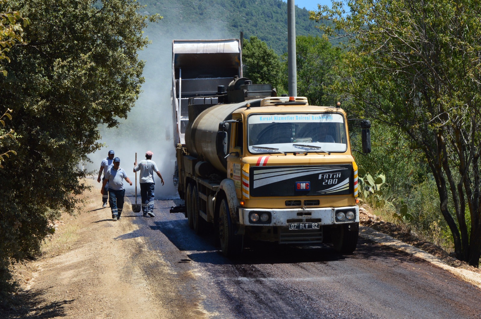 Kaş Sarıbelen asfalt (1)