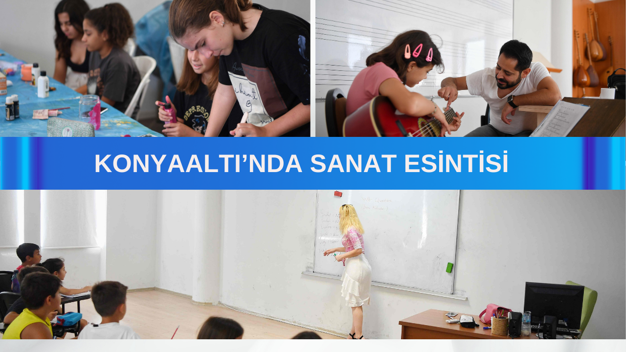 Konyaaltı’nda sanat esintisi