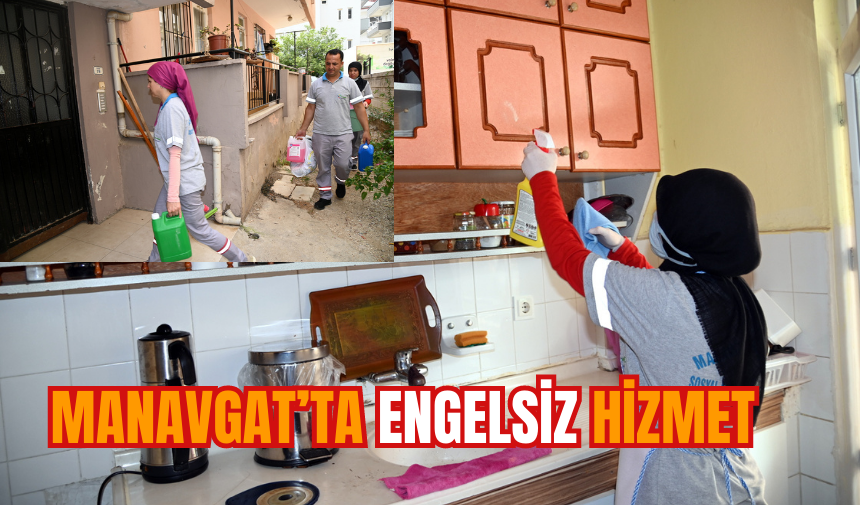 Manavgat’ta engelsiz hizmet