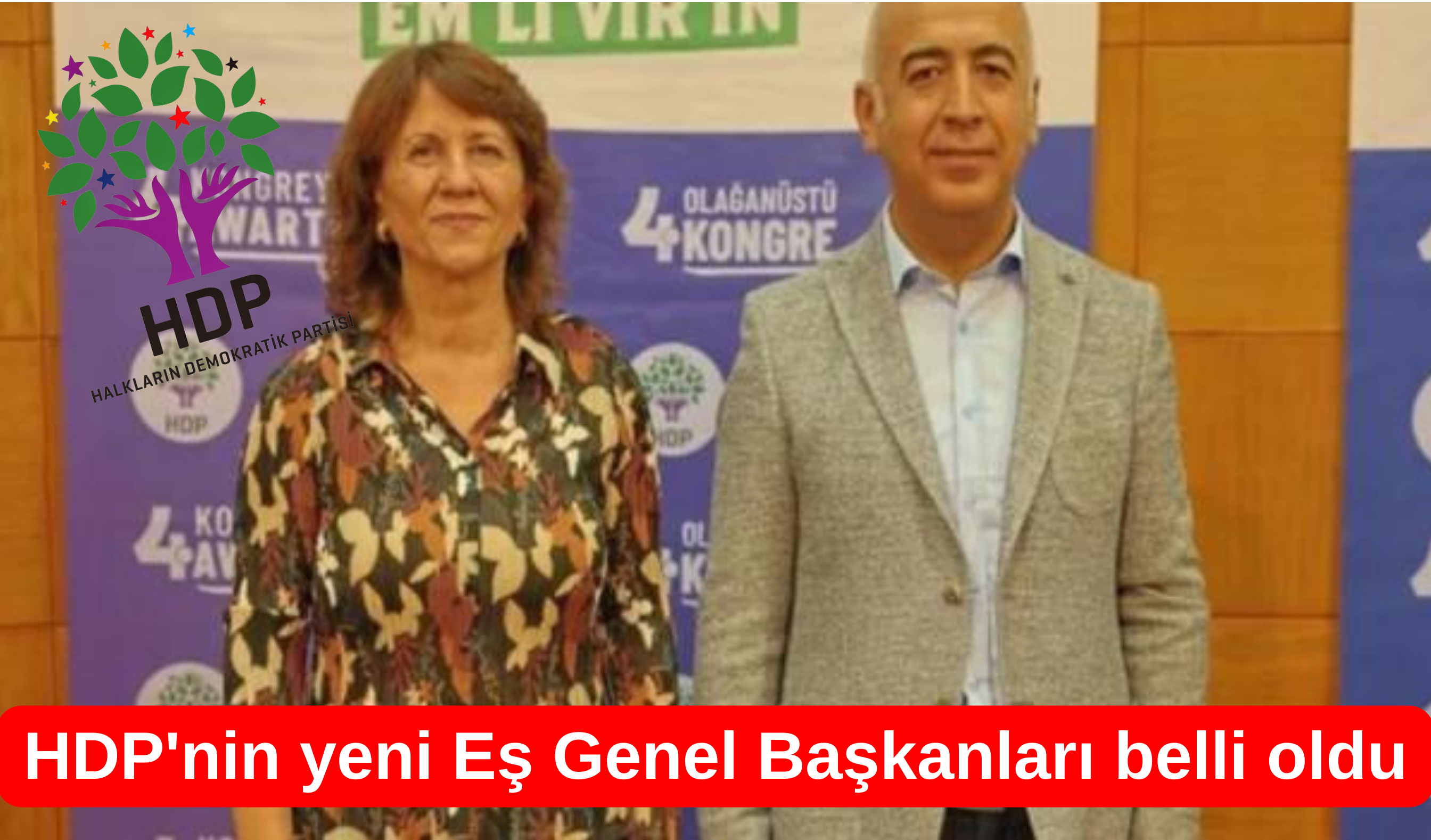 HDP'nin yeni Eş Genel Başkanları belli oldu