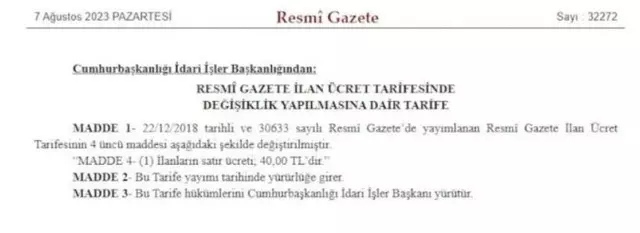 resmi gazete 40