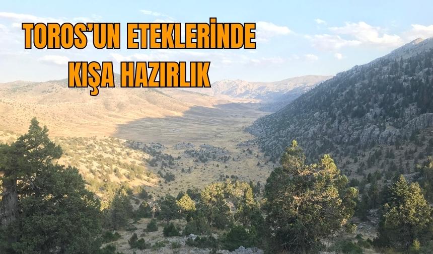 Toros’un eteklerinde kışa hazırlık