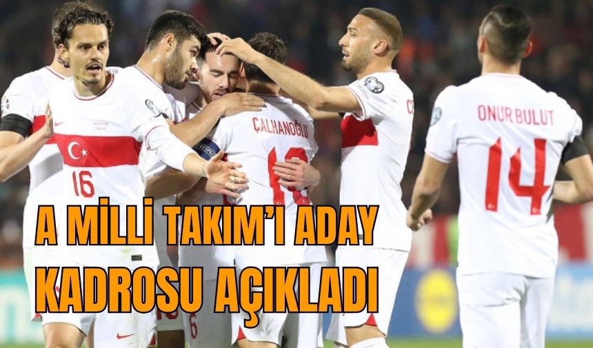 A Milli Takım aday kadrosu açıklandı