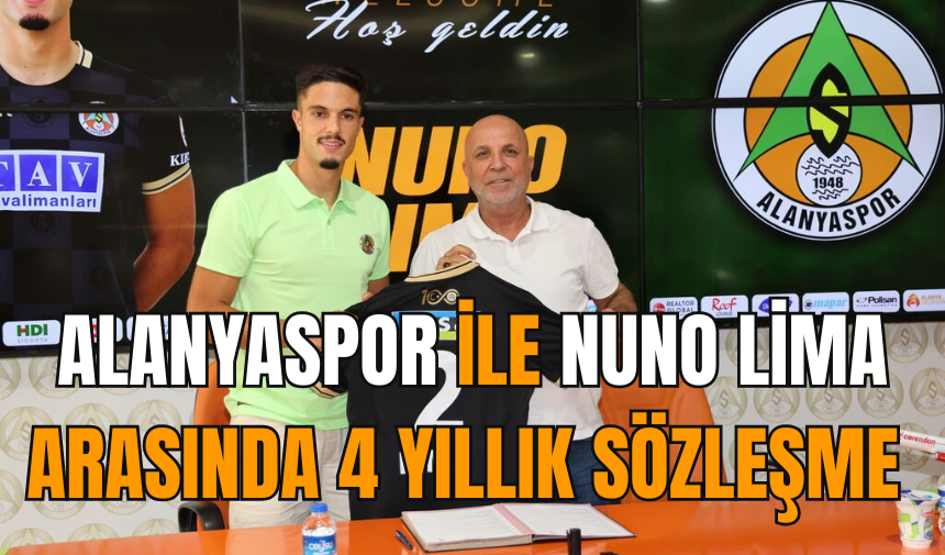 Alanyaspor ile Nuno Lima arasında 4 yıllık sözleşme