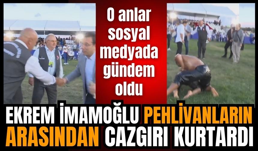 İmamoğlu cazgırı son anda böyle kurtardı