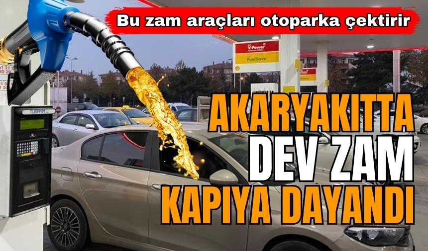 Akaryakıt zammı durmak bilmiyor: Benzine bir dev zam daha!