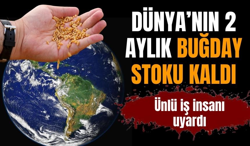 Dünya'nın 2 aylık buğdayı kaldı