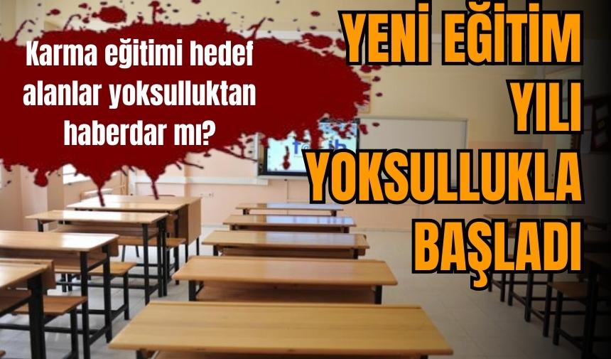 Yeni eğitim yılı yoksullukla başladı