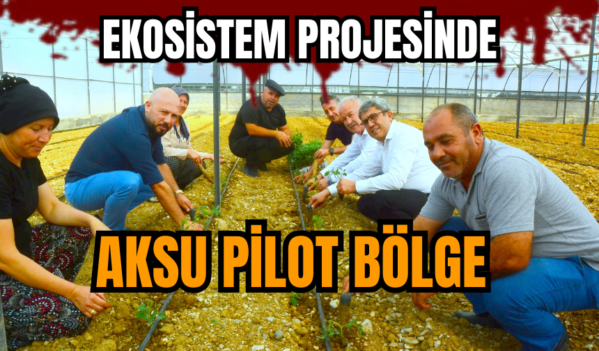 Ekosistem  projesinde Aksu Pilot bölge